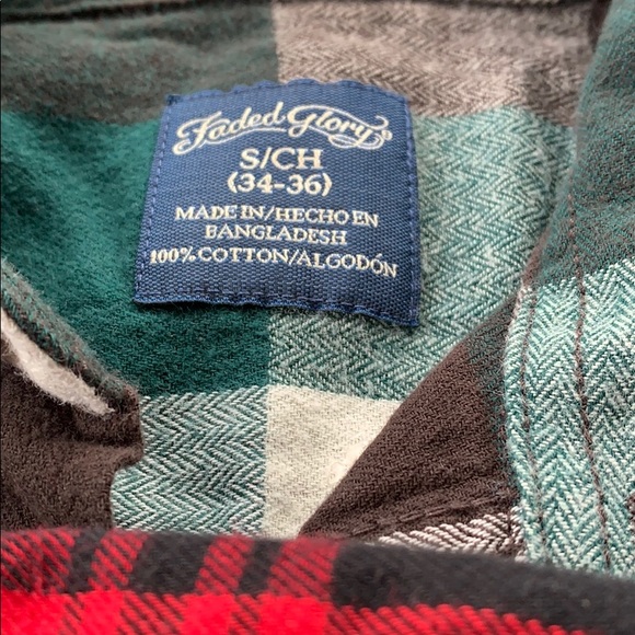 2 Faded Glory Men’s Small Flannels - Picture 2 of 4